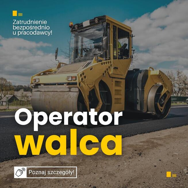 Operator walca (k/m) - Zabrze