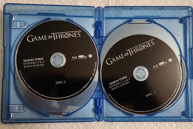 Gra o tron sezon 3 bluray