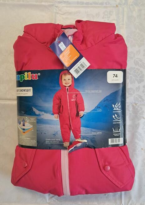 Nowy kombinezon dziewczęcy ze śniegołapem LUPILU rozmiar: 74