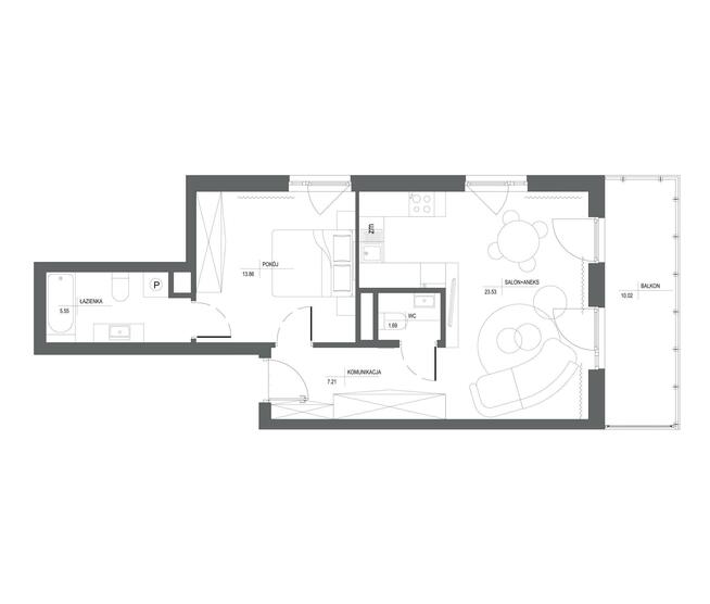 Mieszkanie Kielce Bocianek, Warszawska