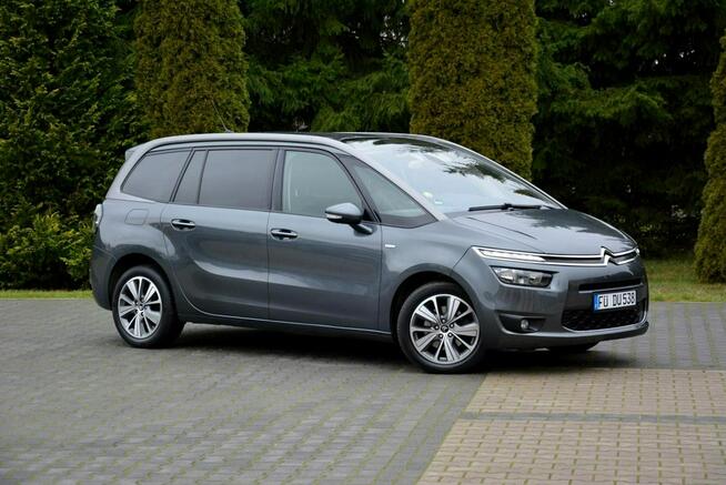 Citroen C4 Grand Picasso Exclusive Automat Navi pół-skóry Kamera Ledy Masaże 2xParktronic Aso