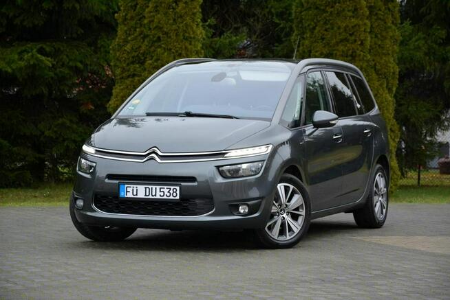 Citroen C4 Grand Picasso Exclusive Automat Navi pół-skóry Kamera Ledy Masaże 2xParktronic Aso