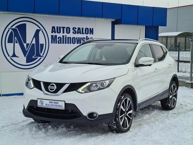 Nissan Qashqai SzklanyDach Xenon Navi Kamera Skóra Grzane Fotele 2xPDC Wolne Ręce Alu