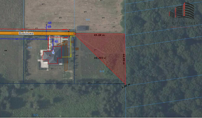Działka budowlana Jastków, Baśniowa