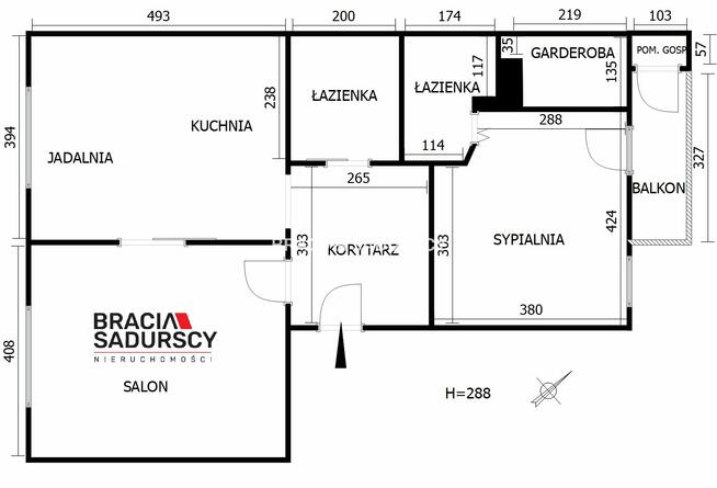 Mieszkanie Kraków Krowodrza, Bronowicka