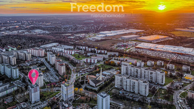 Będzin os. Syberka, 3 pokoje z balkonem