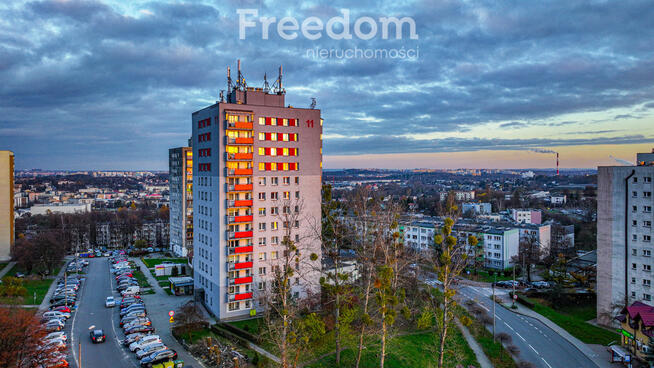 Będzin os. Syberka, 3 pokoje z balkonem