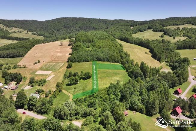 Działka budowlana Stężnica gm. Baligród