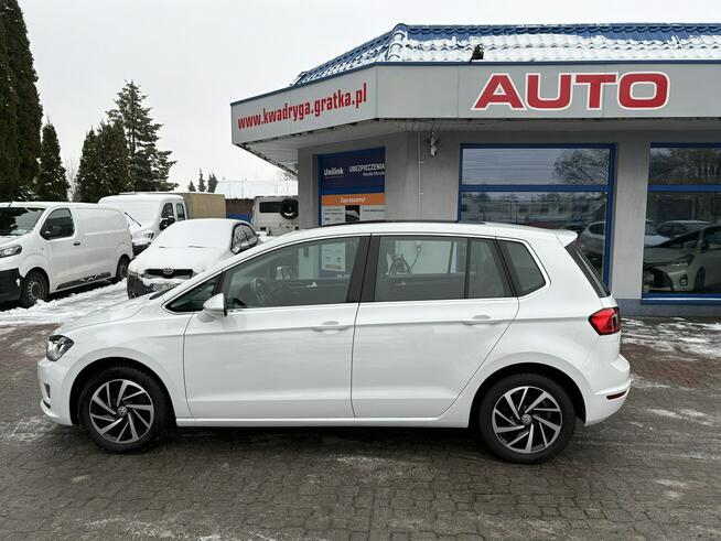 Volkswagen Golf Sportsvan 1.4 150 KM Highline, Biała Perła,Niski przebieg, Gwarancja