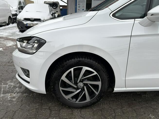 Volkswagen Golf Sportsvan 1.4 150 KM Highline, Biała Perła,Niski przebieg, Gwarancja