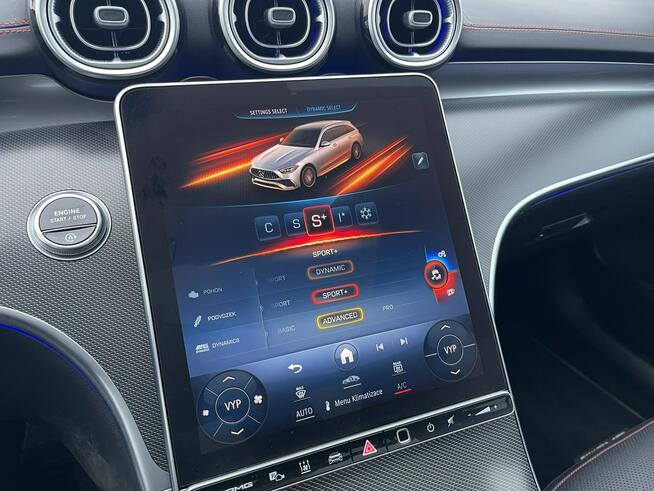 Mercedes C 43 AMG mHEV 422KM 4Matic+ Skóra Panorama Kamery360 HAK