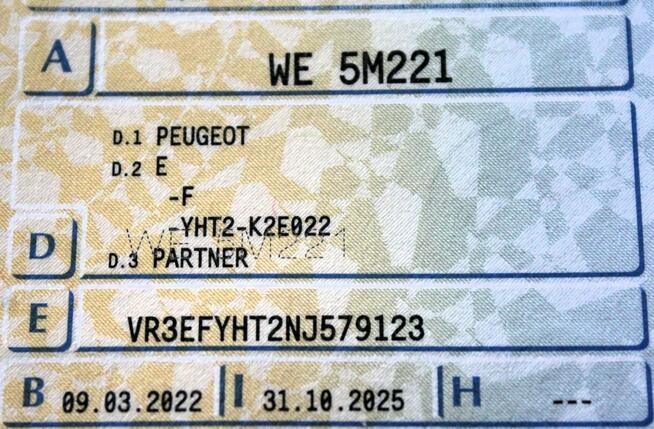 Peugeot Partner L2 FV23% Chłodnia/Mroźnia-Carrier -20°C/+30°C SalonPL Gwarancja