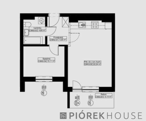 2-pokojowe mieszkanie na Bielanach