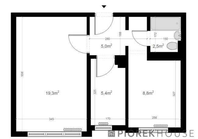 2-pokojowe mieszkanie na Bielanach