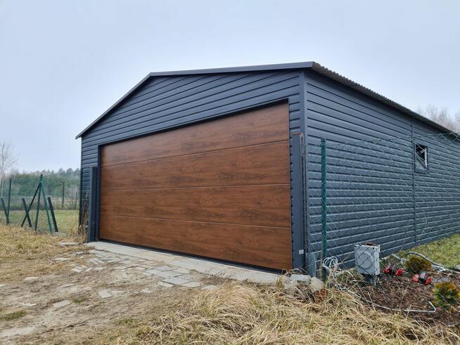 Garaże drewnopodobne, AKRYLOWE