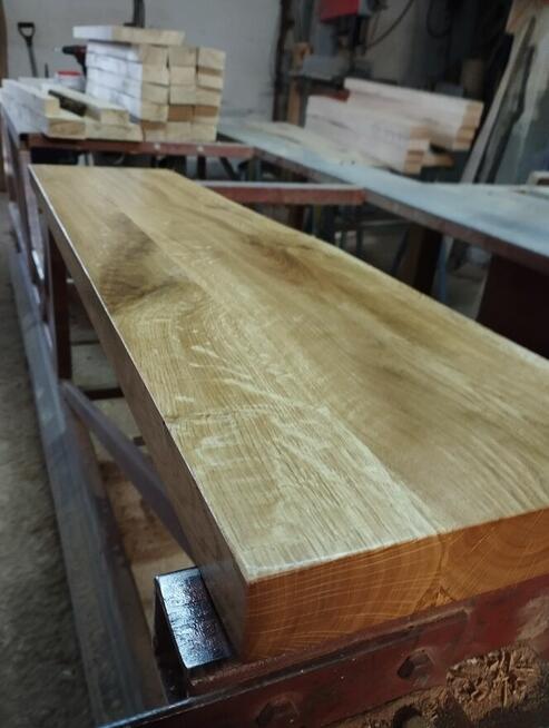 Pułki regały parapety dębowe