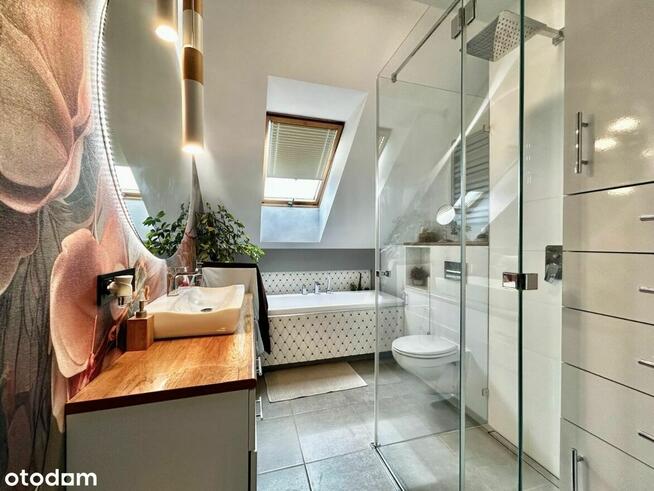 Bliźniak 4 pokoje z aneksem i piękny ogródek