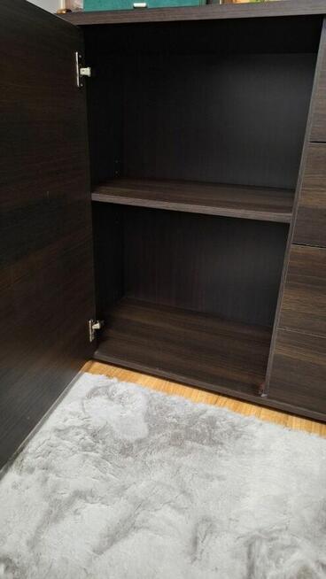 Komoda Black Red White