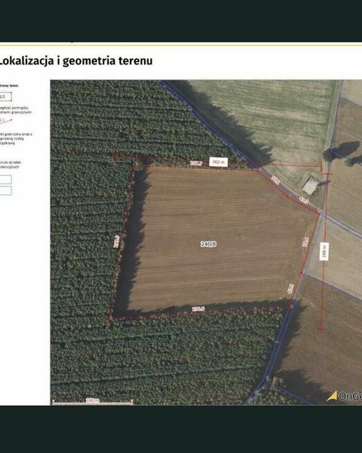 Działka przemysłowa 4,16 ha – Mieczownica, gm. Ostrowite (Wi