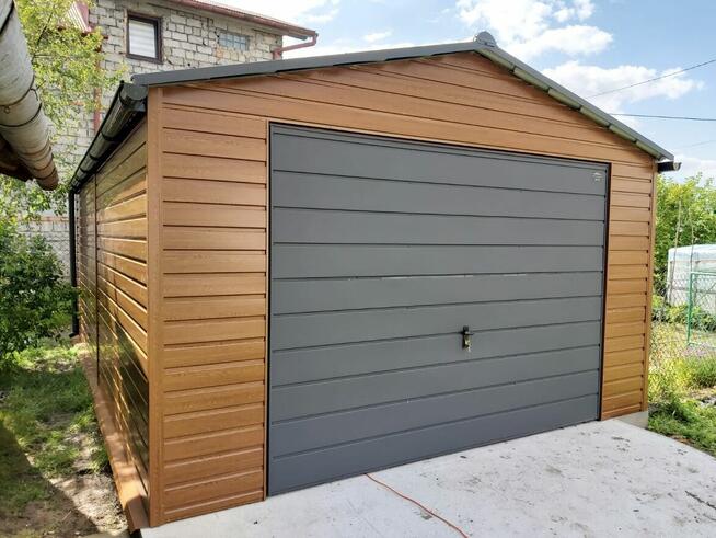 Garaże drewnopodobne, AKRYLOWE