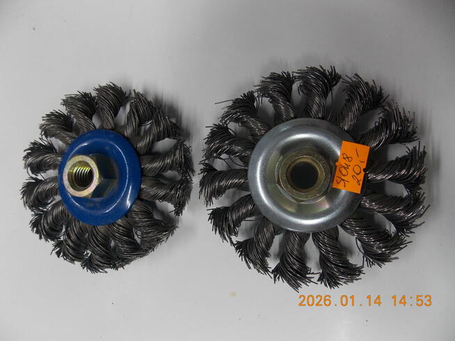 SZCZOTKA TARCZOWA Z GWINTEM M14