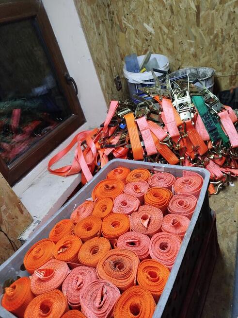 Klamry i pasy transportowe 50mm spinki ściągacze