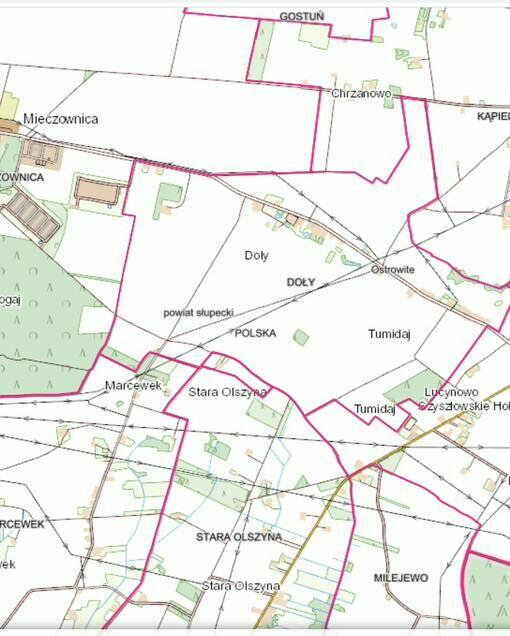 działki po 30 ar w Marcewku gm Ostrowite