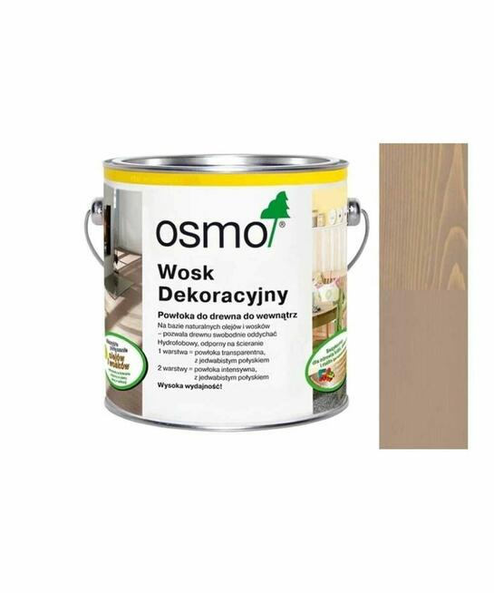Wosk dekoracyjny osmo różne kolory 0,75 L