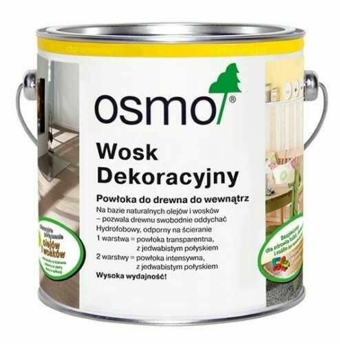 Wosk dekoracyjny osmo różne kolory 0,75 L