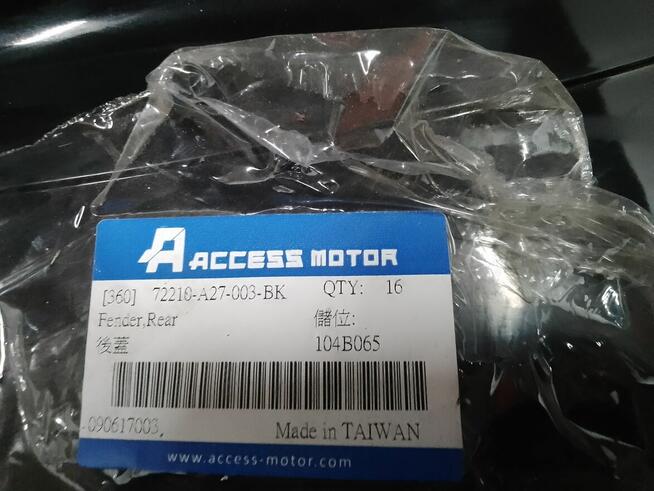 Quad Access 650*750*850 fabrycznie nowy plastik tył*