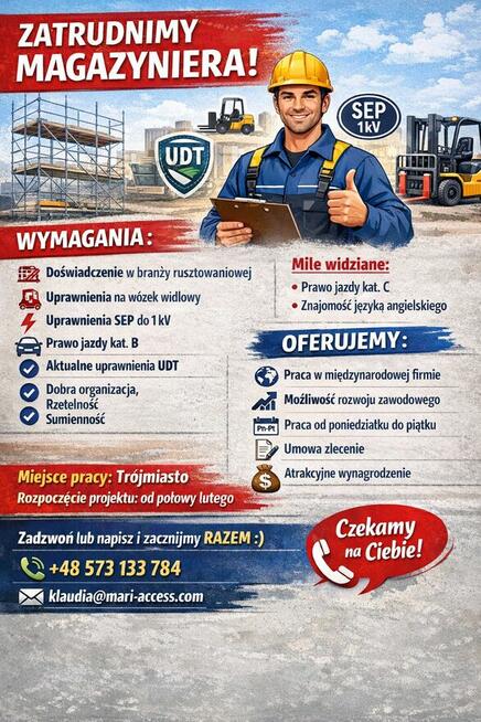 Magazynier Trójmiasto