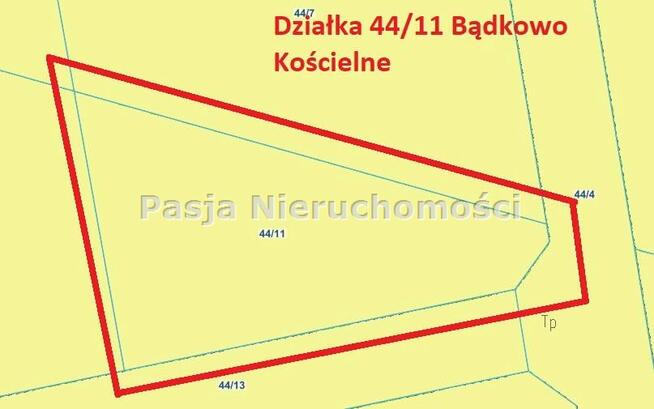 Działka Bądkowo Kościelne gm. Brudzeń Duży
