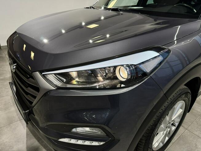 Hyundai Tucson 1.6GDI 132KM M6 2018 r., salon PL, komplet opon, serwisowany, NAVI