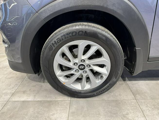 Hyundai Tucson 1.6GDI 132KM M6 2018 r., salon PL, komplet opon, serwisowany, NAVI