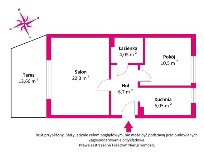 Metro | Idealny układ | 2 lub 3 pokoje | Taras