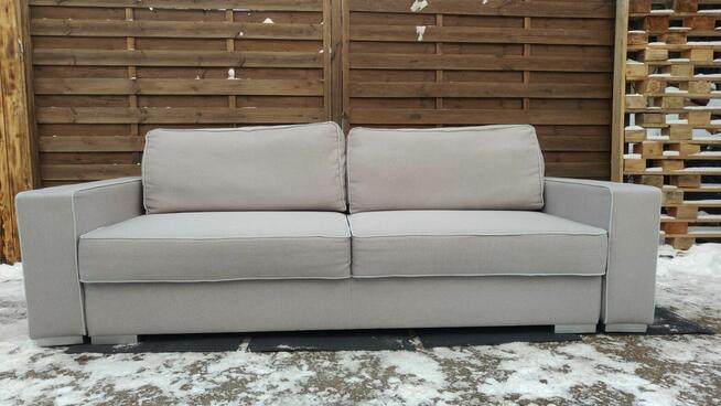 Kanapa grecka rozkładana z funkcją spania i schowkiem