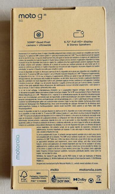 Motorola g35 5G Nowy zaplombowany