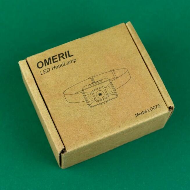 Latarka czołowa OMERIL LD073 | LED COB | USB | nowa