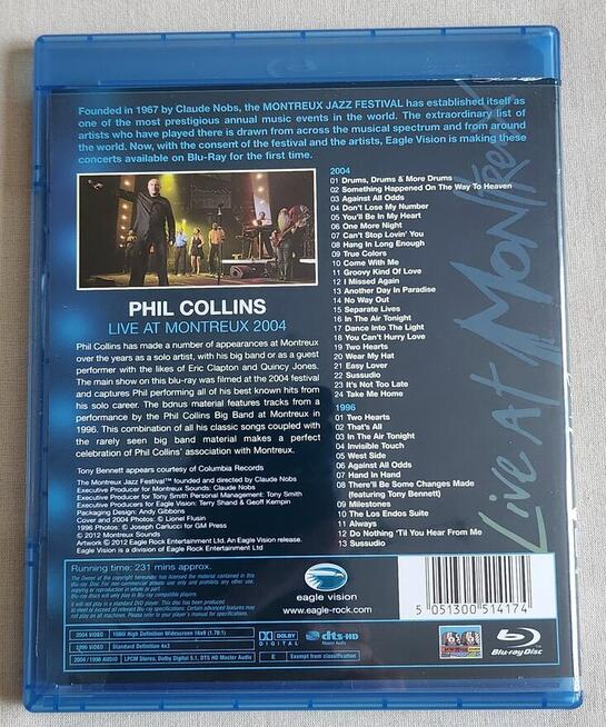 Phil Collins Monteroux 2004 koncert bluray
