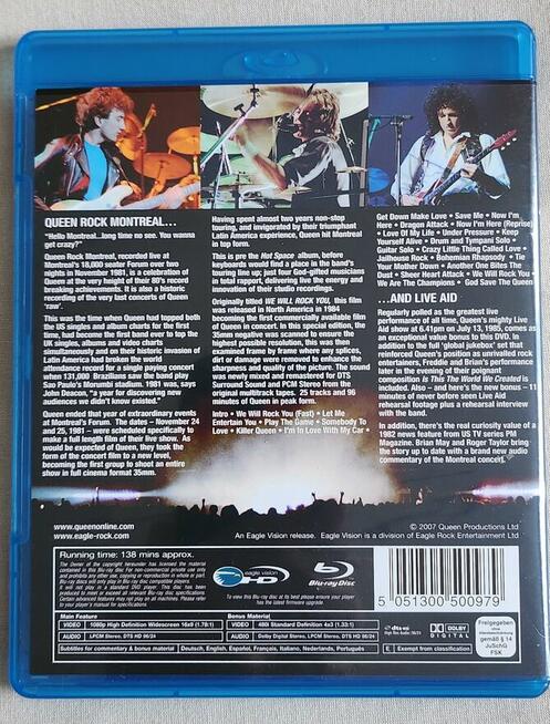 Queen rock Montreal koncert na bluray