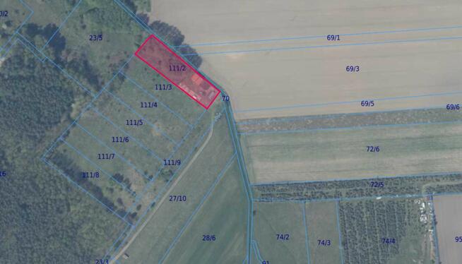 Marszewo | 3029 m² | działka budowlana z lasem i sadem