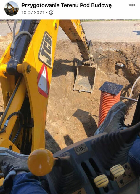 Ziemia Ogrodowa Usługi Koparka Transport