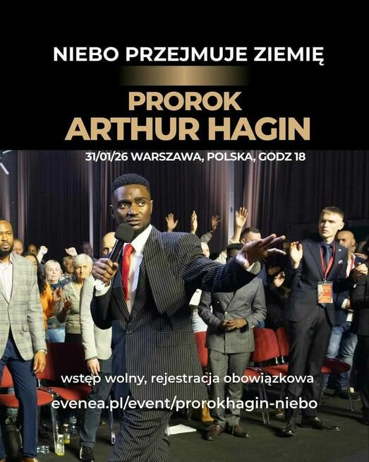 PROROK ARTHUR HAGIN -UDROWIENIA, CUDA, ZNAKI, PRZEŁOMY. NIEB