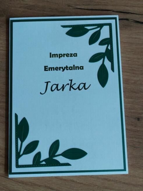 Zaproszenia z tyt odejścia na emeryturę