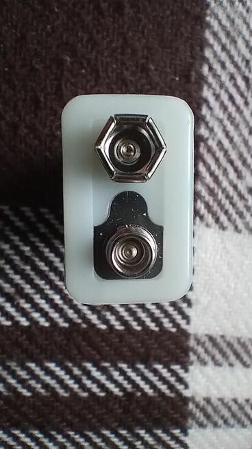 Akumulator 9v 6F22 ladowanie USB typ C.