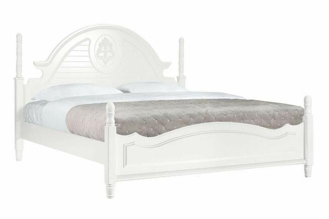 Łóżko do sypialni ze stelażem i materacem marki Bemondi