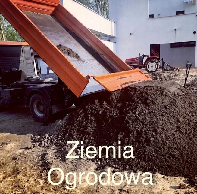 Ziemia Ogrodowa Usługi Koparka Transport