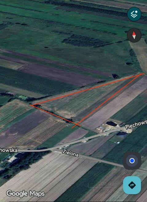 Działka rolna z warunkami zabudowy