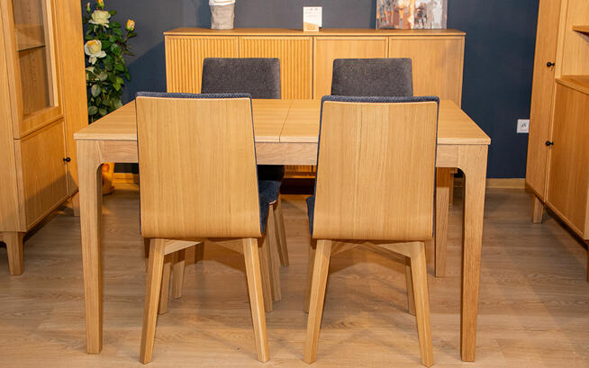 Stół Dębowy 140x70 + 1x60