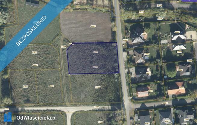 Działka 1206 w miejscowości Borówiec